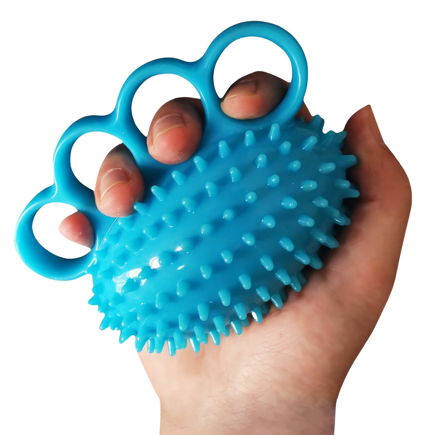 TPU Hand Grip Strengthener, Finger Exerciser, Strength Training Grip Trainer, Uncharged, Durable Exercise Equipment for Improved Hand Strength - Available in Yellow, Blue, Pink
