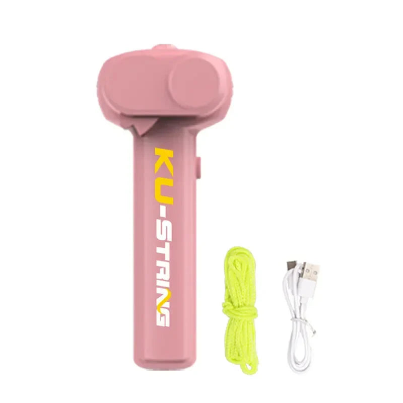Light Toy String Glow in The Dark String Rope Launcher Luminous Portable Handheld String Stress Relief Toy for Kids Party Gift