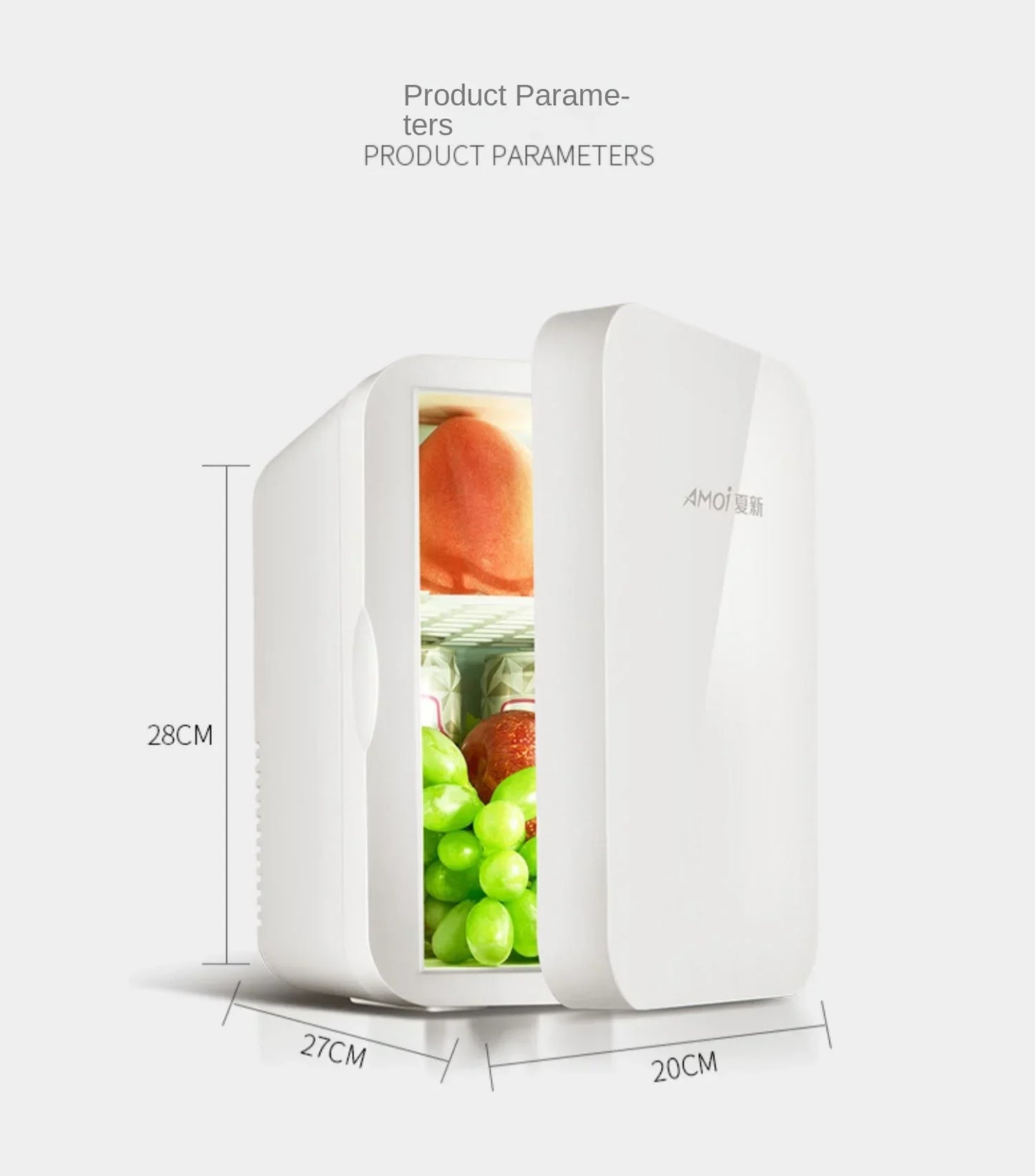 Mini Refrigerator Frozen Refrigerated Home Dormitory Car Office Student Small Freezer refrigerador domestico