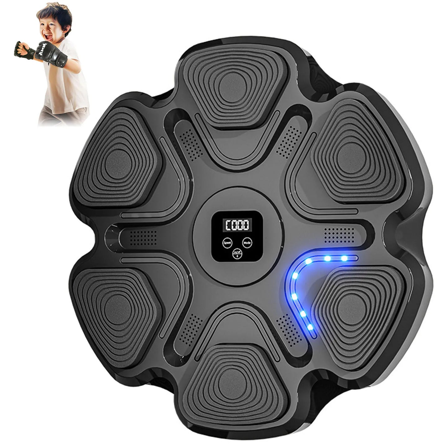 Smart Musical Boxing Trainers devices Digital Target Training Boxing Machine for Office Workers and Students