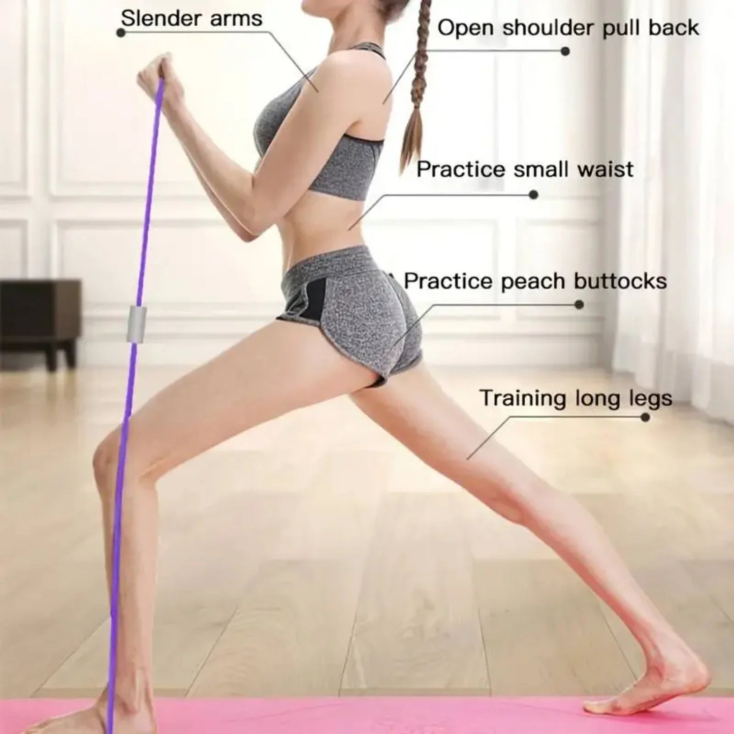 Enhanced Resistance Bands for Strength Training - Form-Improving 8-Shaped Exercise Equipment for Maximum Stretching of Shoulders