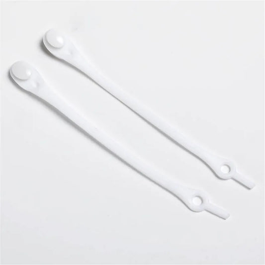 12pcs Silicone Shoelaces Round Elastic Shoe Laces Safty No Tie Shoelace For Men Women children All Sneakers Fit Strap Shoe Laces