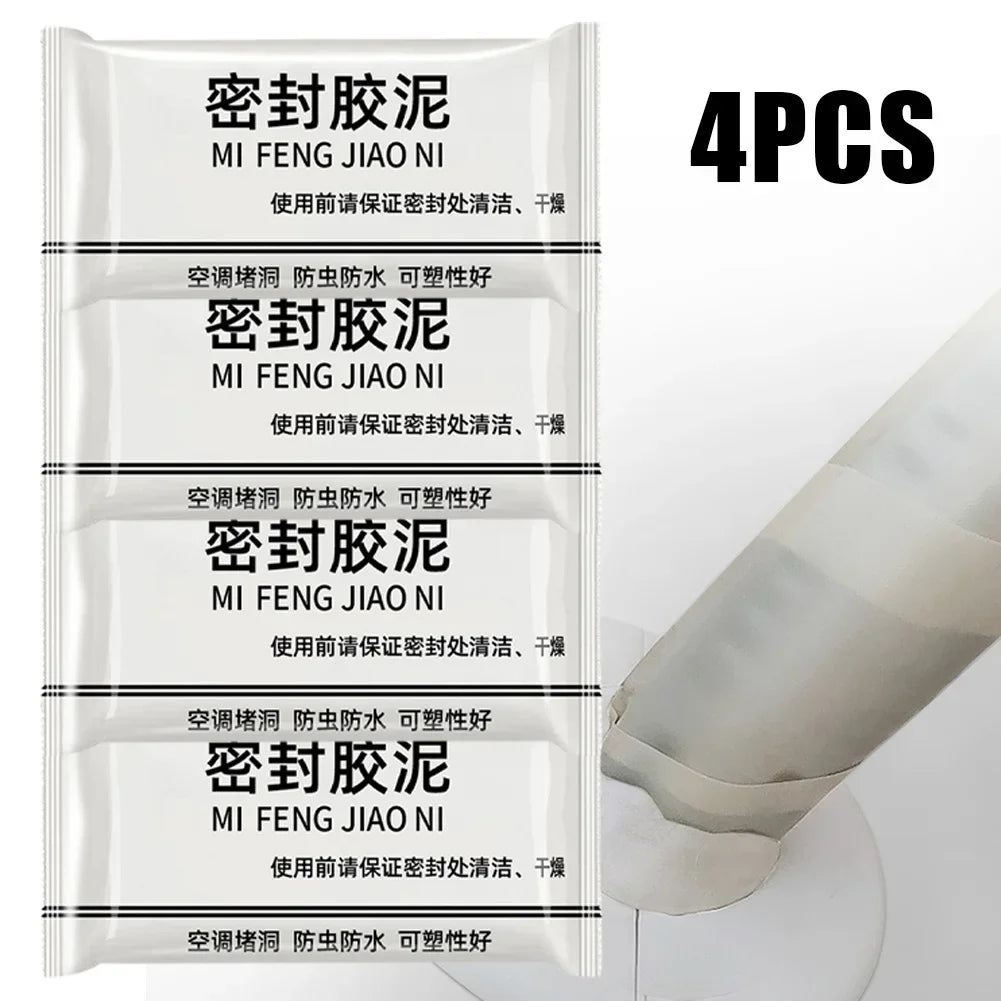 Wall Hole Sealing Cement Clay Home Improvement Tool Cover Cracks Waterproof Repair For Air Conditioning Hole Water Leakage