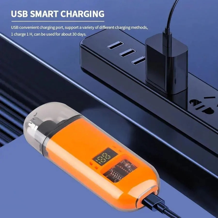 Rechargeable Nose Hair Trimmer Clipper USB Charging Dual-Edge Blades Electric Portable Men Mini Nose Hair Trimmer Face Care Kit