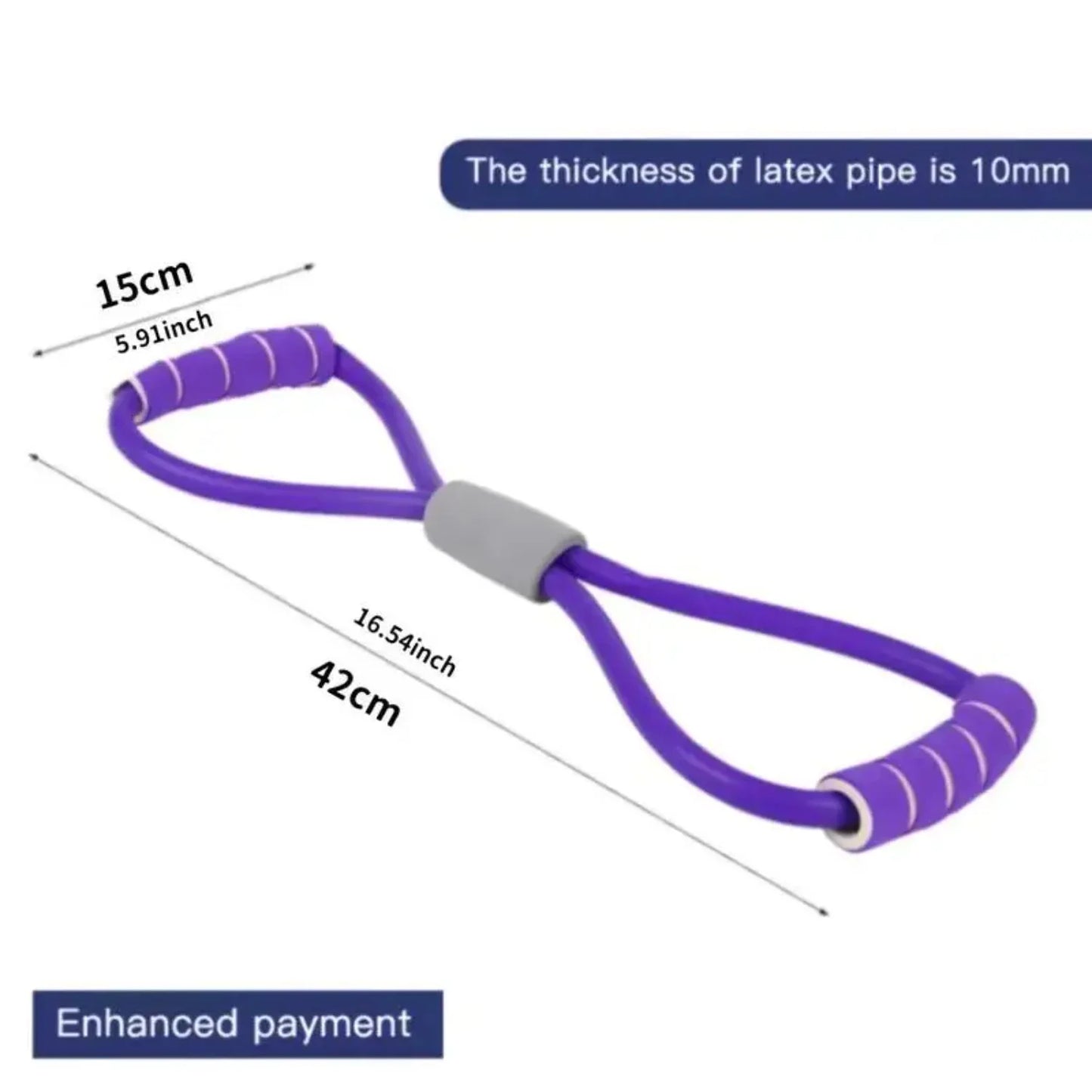 Enhanced Resistance Bands for Strength Training - Form-Improving 8-Shaped Exercise Equipment for Maximum Stretching of Shoulders