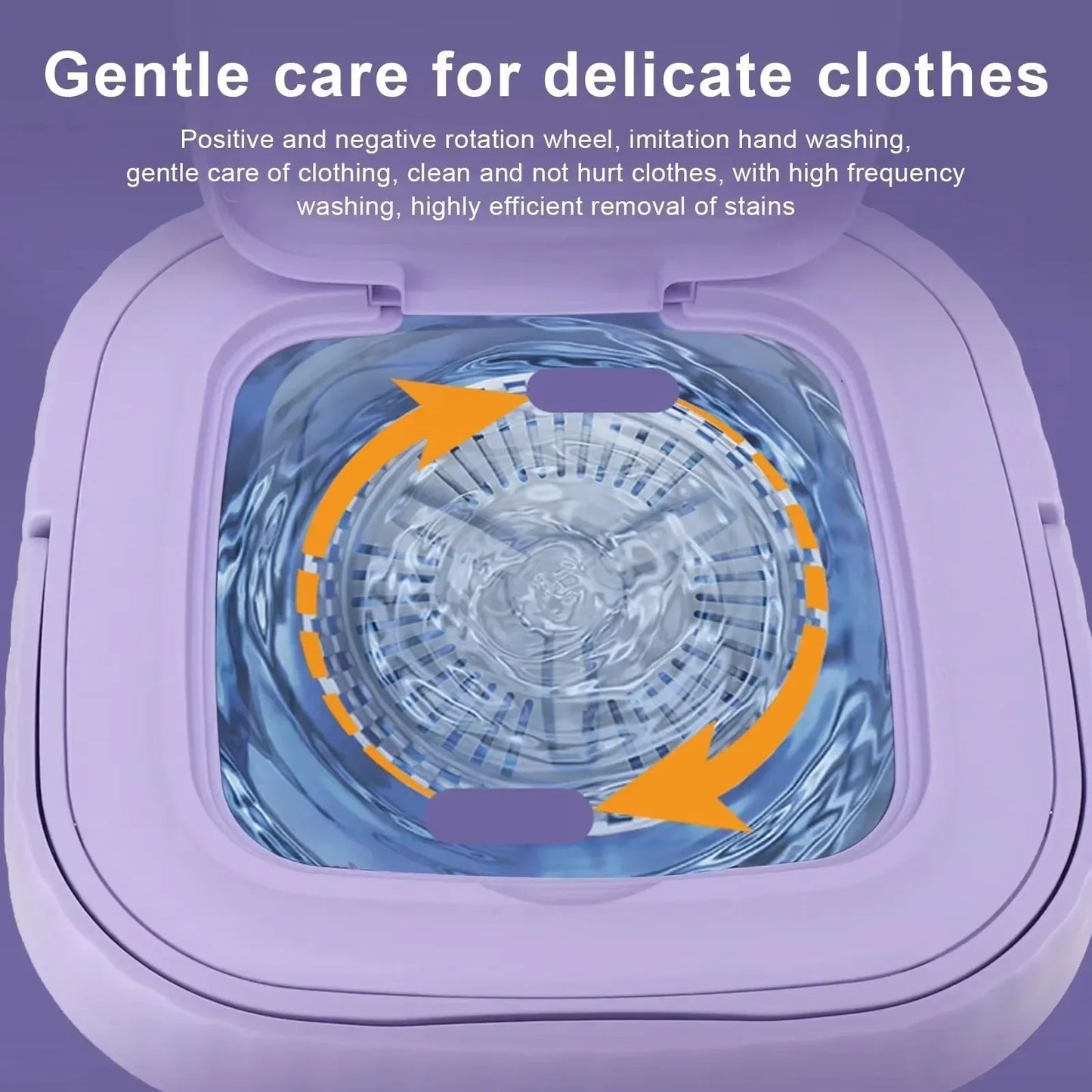 6.5L Portable Small Foldable Washing Machine with Spin Dryer For Socks Underwear Panties Washer Household Mini Washing Machine