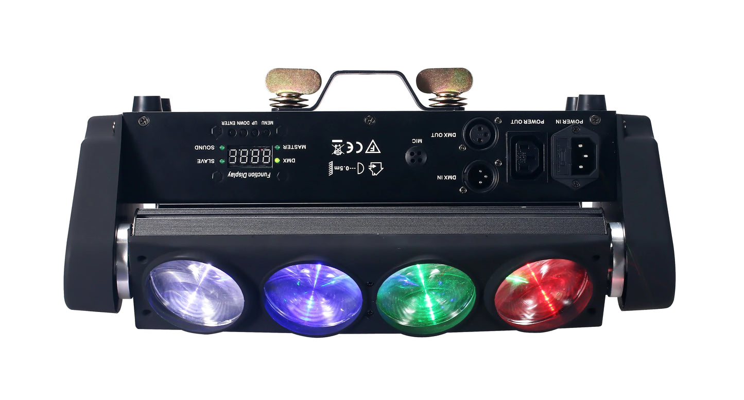 Led 8x15W 4in1 Spider Light RGBW Party DJ Beam Wash Moving Head DMX Controll Stage Effect