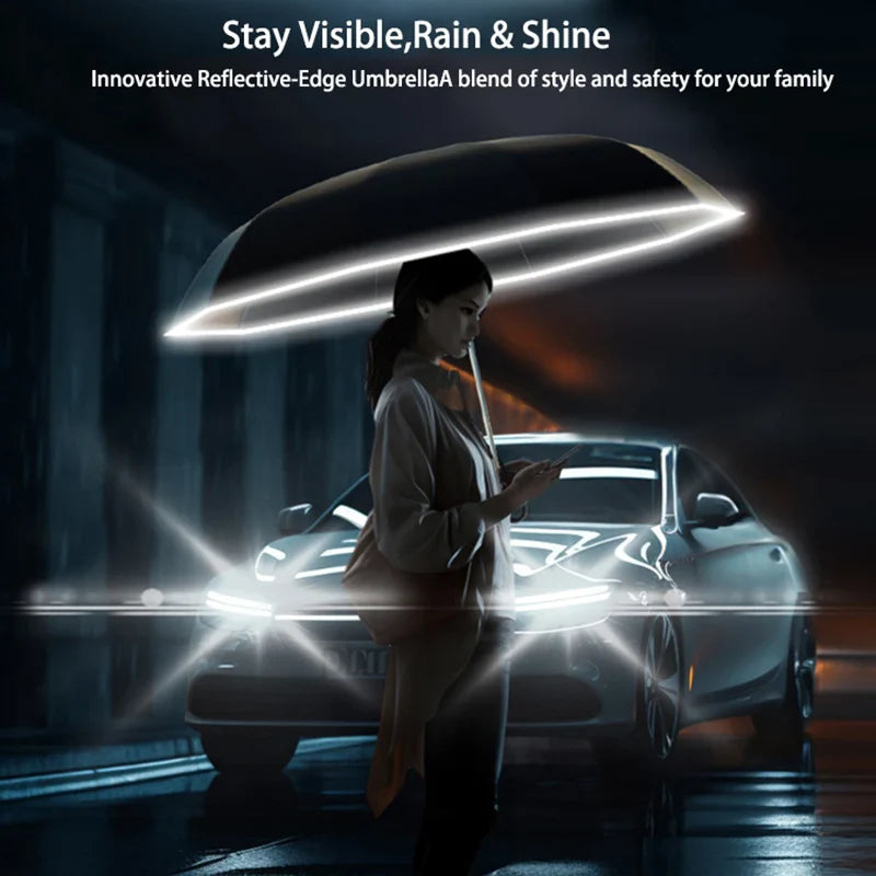 ZUODU New Style Reverse Automatic Umbrella Ring Buckle Design Reverse Umbrella Automatic Umbrella Sunscreen Umbrella Sunshade