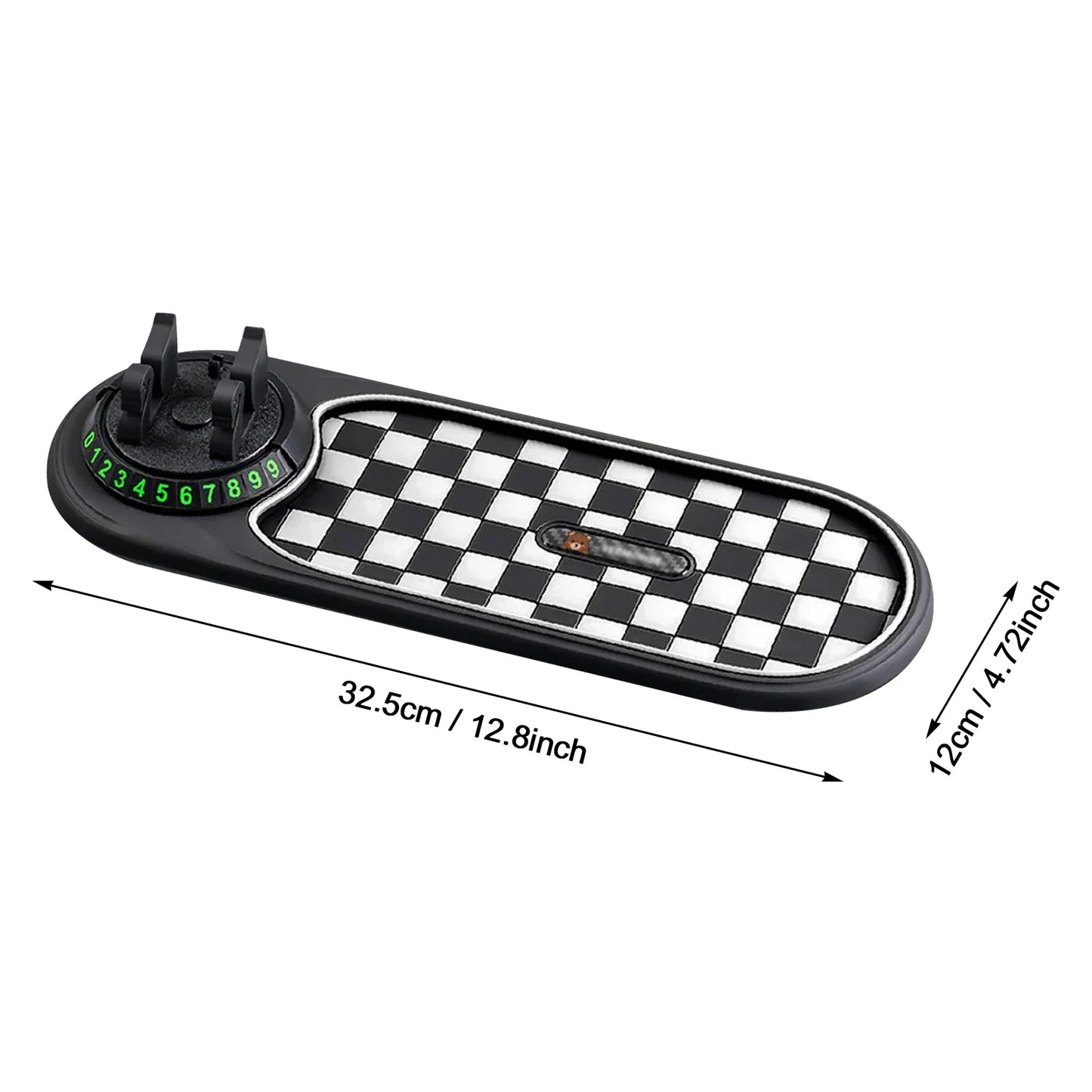 Phone Holder Anti-Slip Mat Holder for Dashboard with 360° Rotatable Phone Holder for Cell Phone Keys Sunglasses