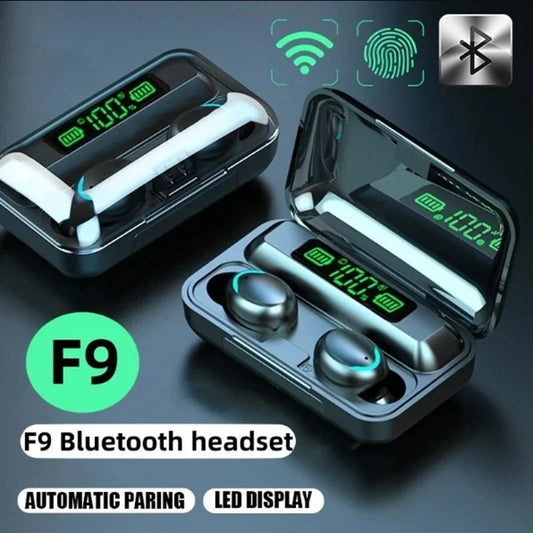 TWS Earphone Bluetooth Earphones Wireless Headphones Hifi Stereo Sports Earbuds Headset Hearing Aids with Mic Handfree