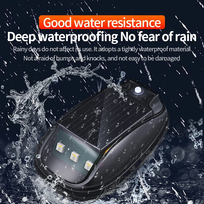 Solar Car Roof Strobe Light With Remote Control Cab Signal Lamp Wireless No Punch LED Truck Pickup Truck Roof Warning Lights
